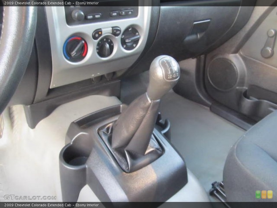 Ebony Interior Transmission for the 2009 Chevrolet Colorado Extended Cab #56236838