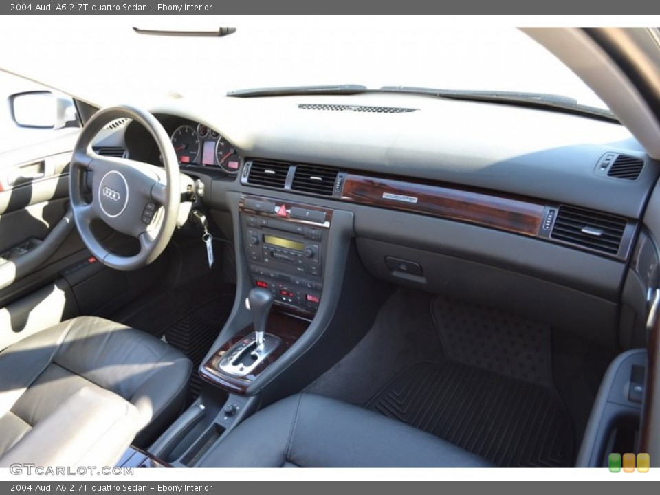 Ebony Interior Dashboard for the 2004 Audi A6 2.7T quattro Sedan #56237906