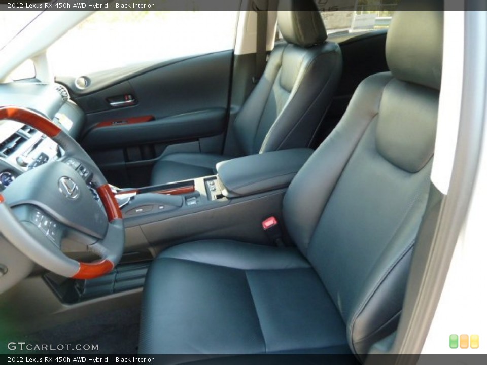 Black Interior Photo for the 2012 Lexus RX 450h AWD Hybrid #56238458