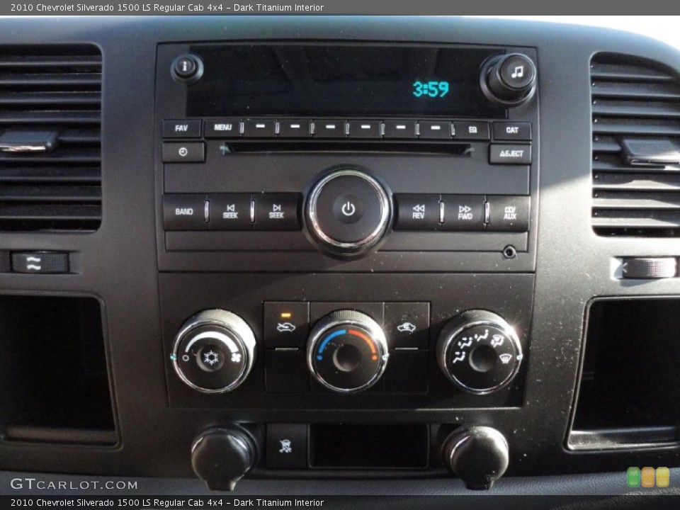 Dark Titanium Interior Audio System for the 2010 Chevrolet Silverado 1500 LS Regular Cab 4x4 #56239658