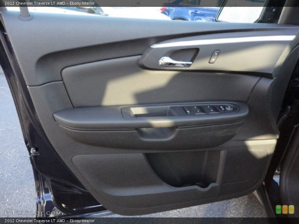 Ebony Interior Door Panel for the 2012 Chevrolet Traverse LT AWD #56240522
