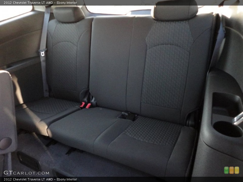 Ebony Interior Photo for the 2012 Chevrolet Traverse LT AWD #56240531