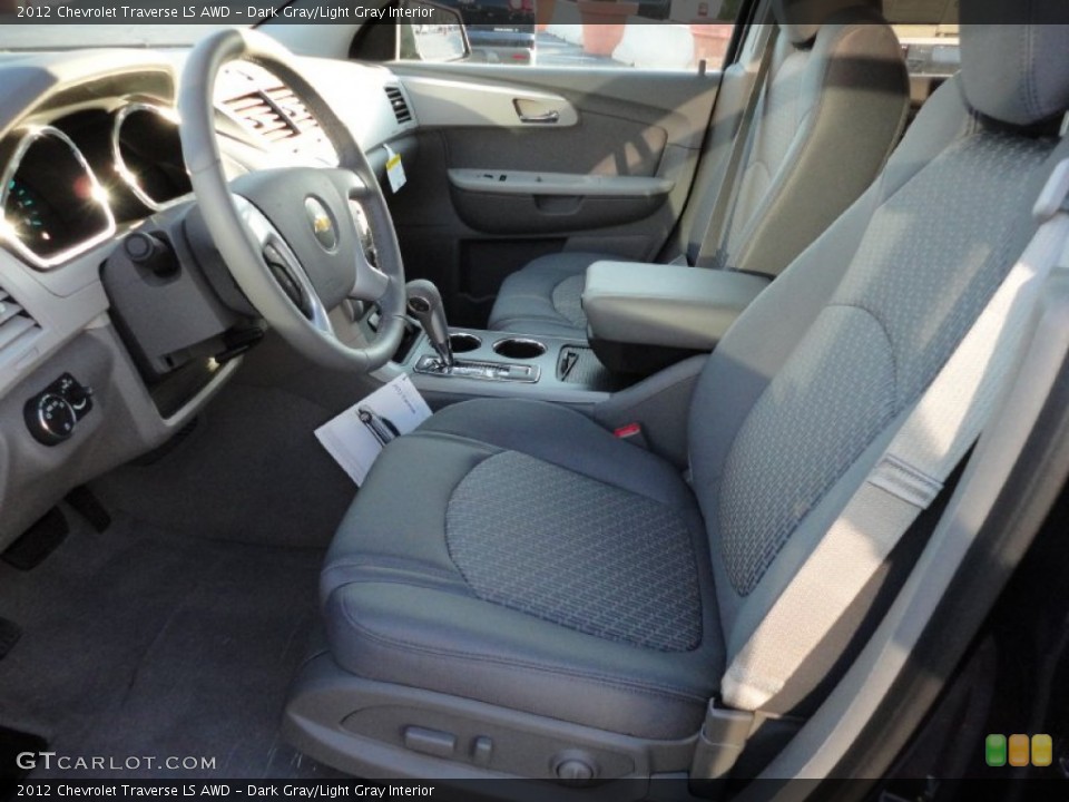 Dark Gray/Light Gray Interior Photo for the 2012 Chevrolet Traverse LS AWD #56240842