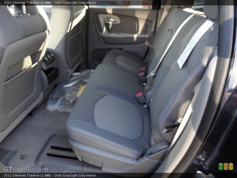 Dark Gray/Light Gray Interior Photo for the 2012 Chevrolet Traverse LS AWD #56240850