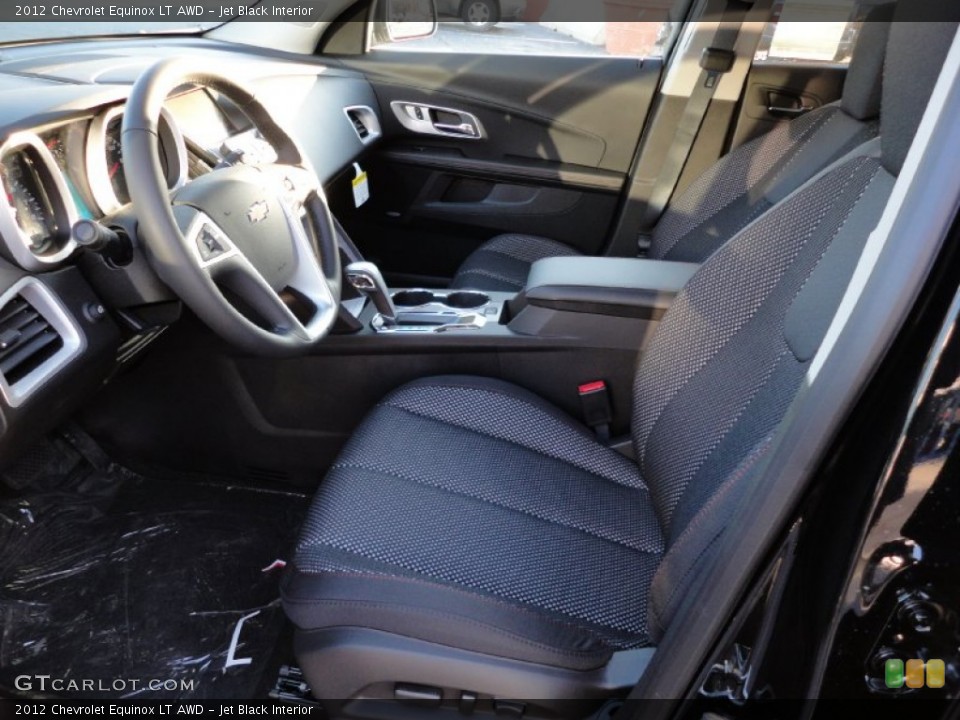 Jet Black Interior Photo for the 2012 Chevrolet Equinox LT AWD #56242085
