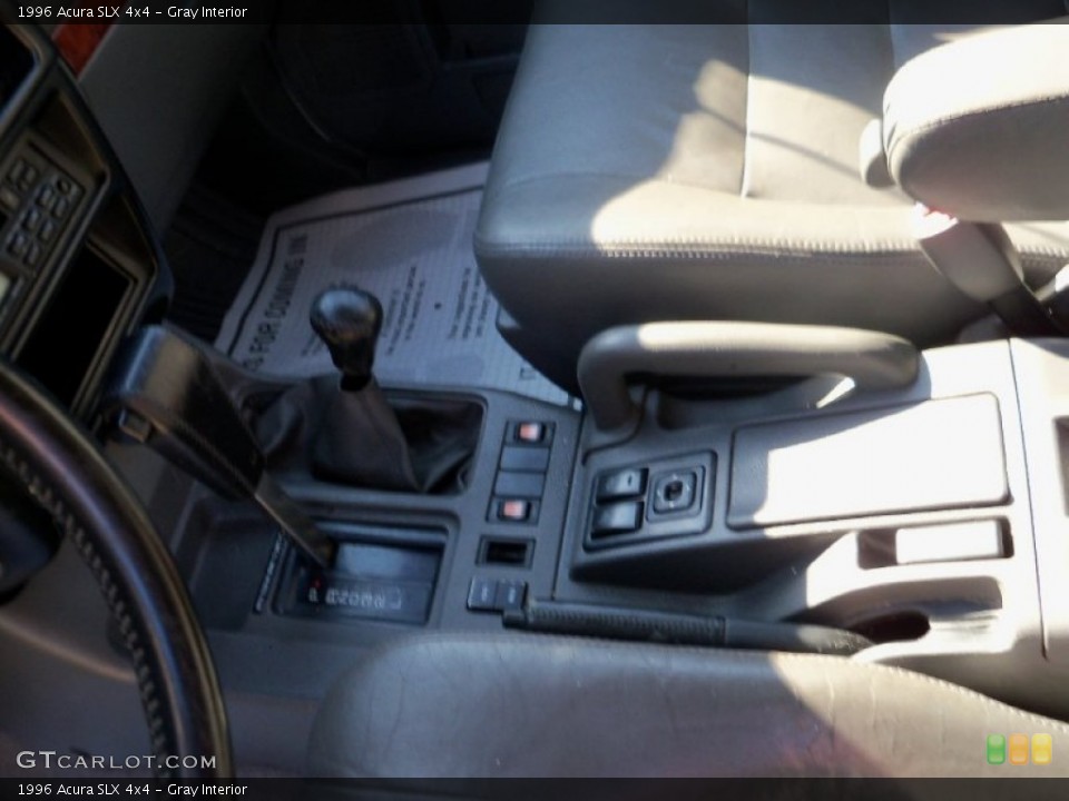 Gray Interior Controls for the 1996 Acura SLX 4x4 #56243969