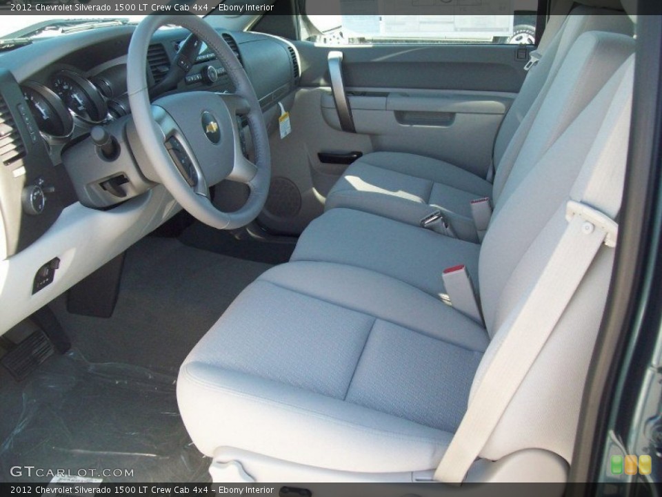 Ebony Interior Photo for the 2012 Chevrolet Silverado 1500 LT Crew Cab 4x4 #56244845