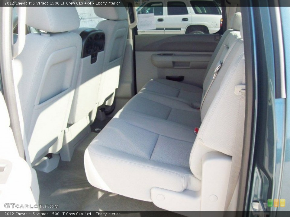 Ebony Interior Photo for the 2012 Chevrolet Silverado 1500 LT Crew Cab 4x4 #56244854
