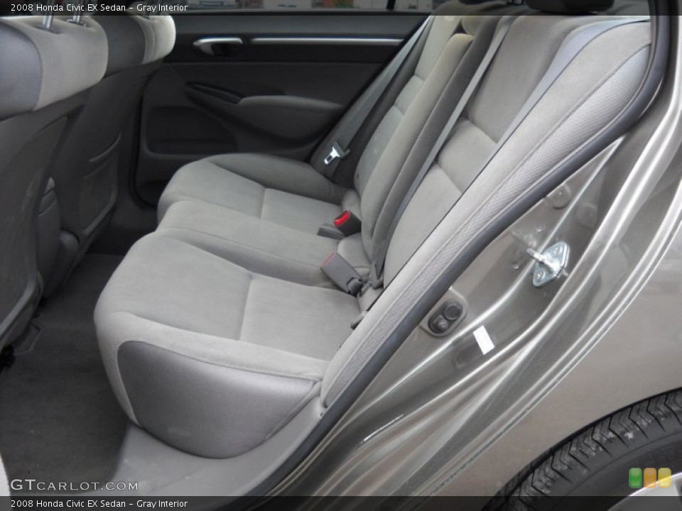 Gray Interior Photo for the 2008 Honda Civic EX Sedan #56245079