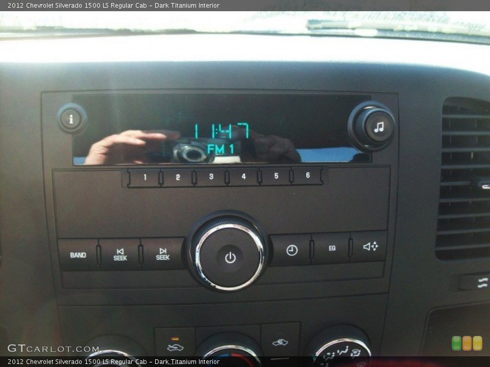 Dark Titanium Interior Audio System for the 2012 Chevrolet Silverado 1500 LS Regular Cab #56245700