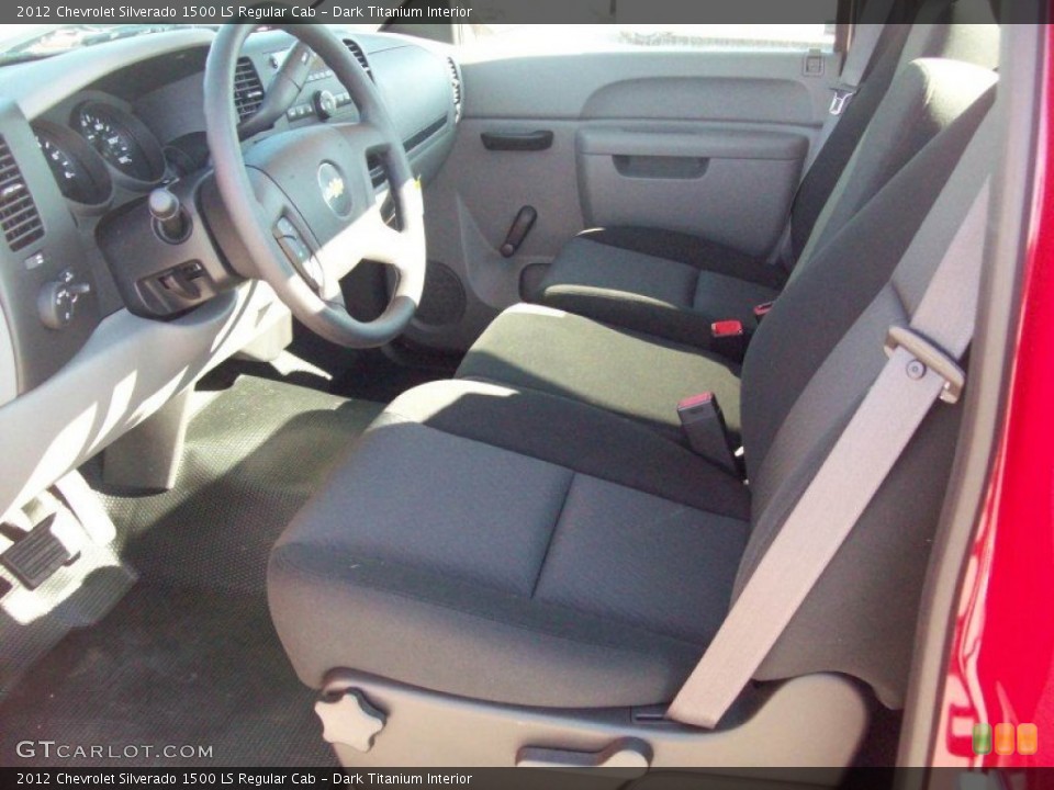 Dark Titanium Interior Photo for the 2012 Chevrolet Silverado 1500 LS Regular Cab #56245788