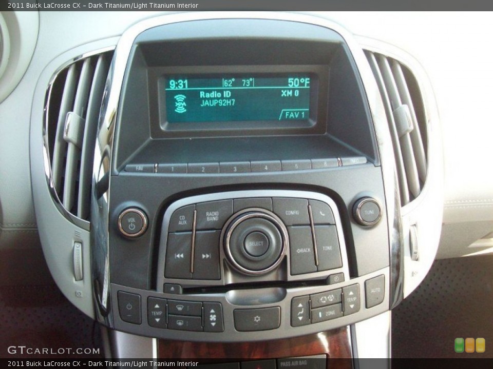 Dark Titanium/Light Titanium Interior Controls for the 2011 Buick LaCrosse CX #56246414
