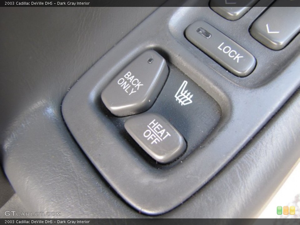 Dark Gray Interior Controls for the 2003 Cadillac DeVille DHS #56246459