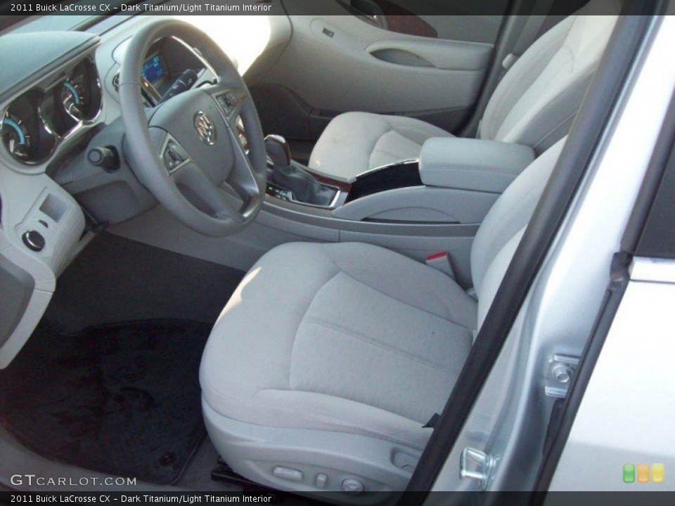 Dark Titanium/Light Titanium Interior Photo for the 2011 Buick LaCrosse CX #56246501