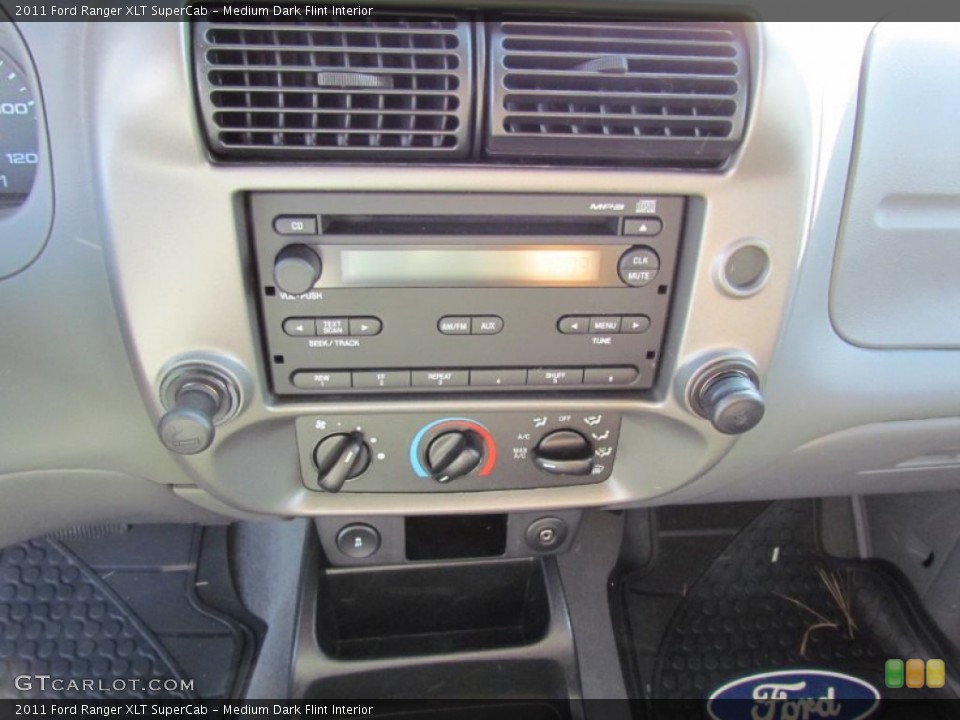 Medium Dark Flint Interior Controls for the 2011 Ford Ranger XLT SuperCab #56247097