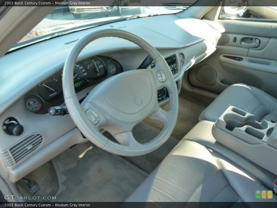 Medium Gray Interior Prime Interior for the 2003 Buick Century Custom #56247283