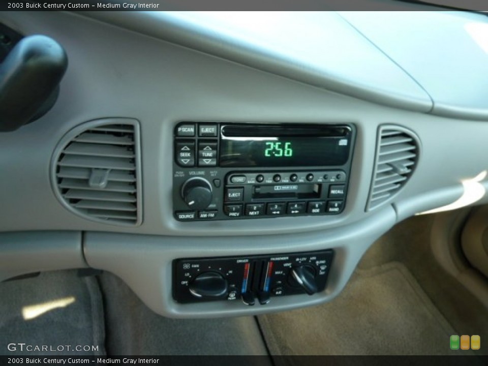 Medium Gray Interior Controls for the 2003 Buick Century Custom #56247288