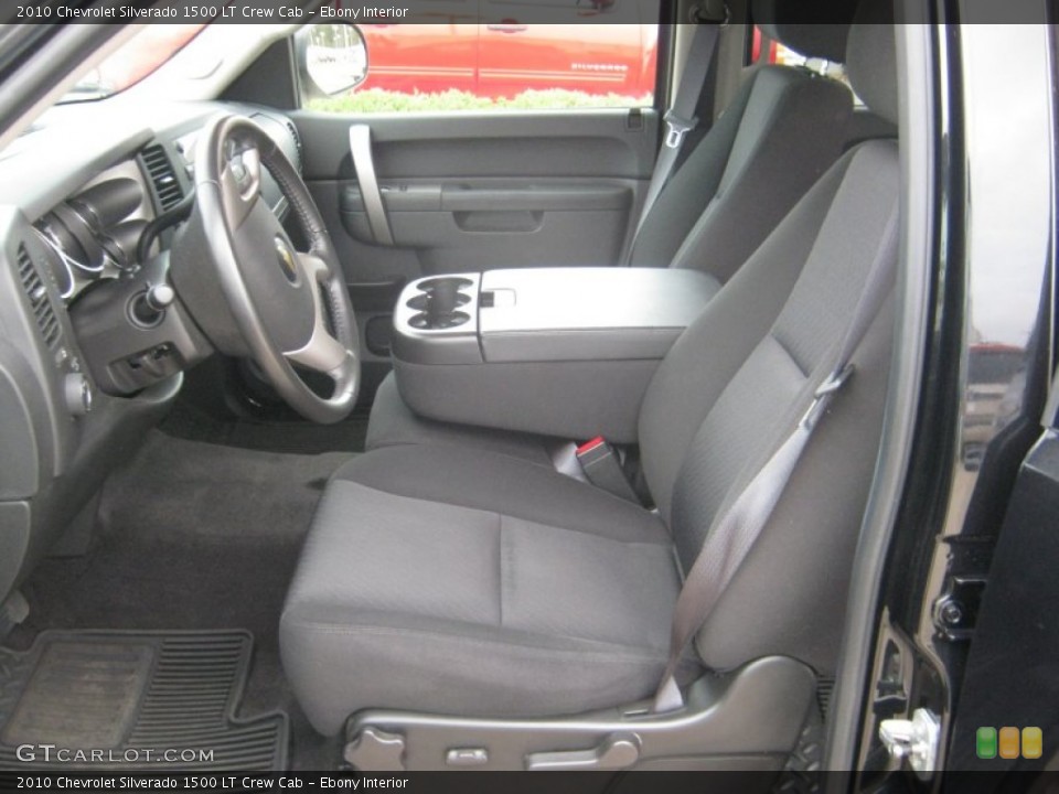 Ebony Interior Photo for the 2010 Chevrolet Silverado 1500 LT Crew Cab #56248841