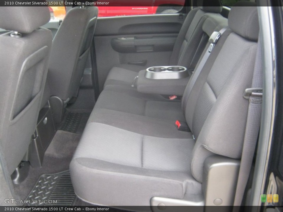 Ebony Interior Photo for the 2010 Chevrolet Silverado 1500 LT Crew Cab #56248862