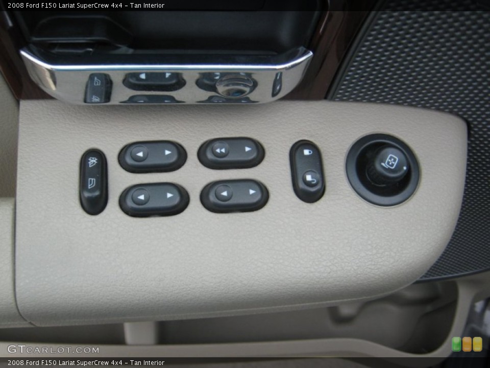 Tan Interior Controls for the 2008 Ford F150 Lariat SuperCrew 4x4 #56249357