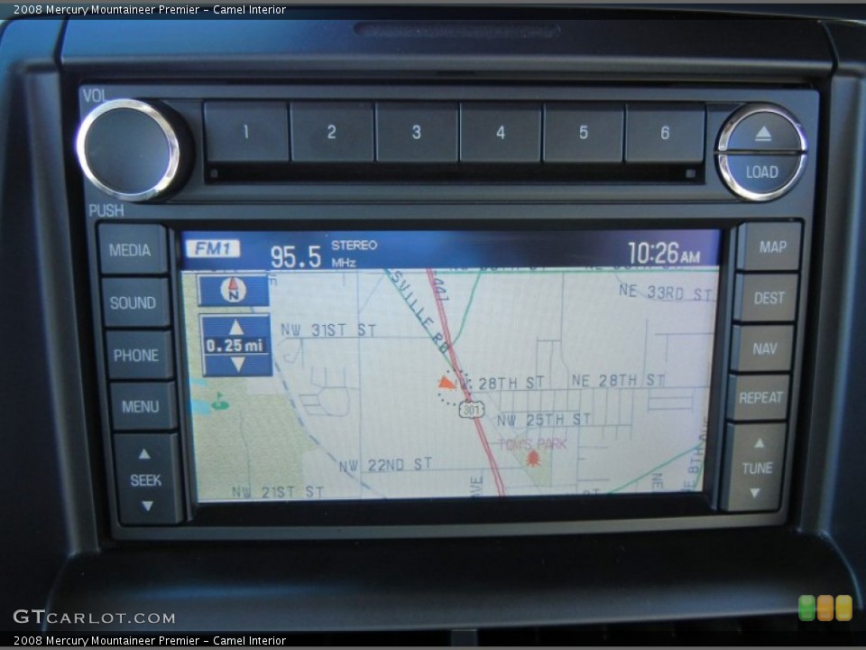 Camel Interior Navigation for the 2008 Mercury Mountaineer Premier #56250213