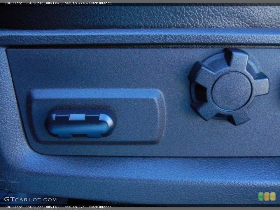 Black Interior Controls for the 2008 Ford F350 Super Duty FX4 SuperCab 4x4 #56250425