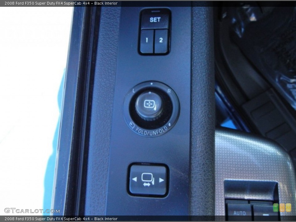 Black Interior Controls for the 2008 Ford F350 Super Duty FX4 SuperCab 4x4 #56250434