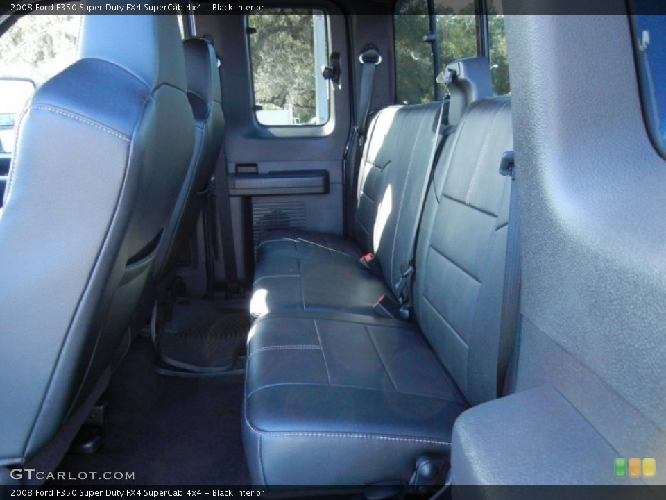 Black Interior Photo for the 2008 Ford F350 Super Duty FX4 SuperCab 4x4 #56250452