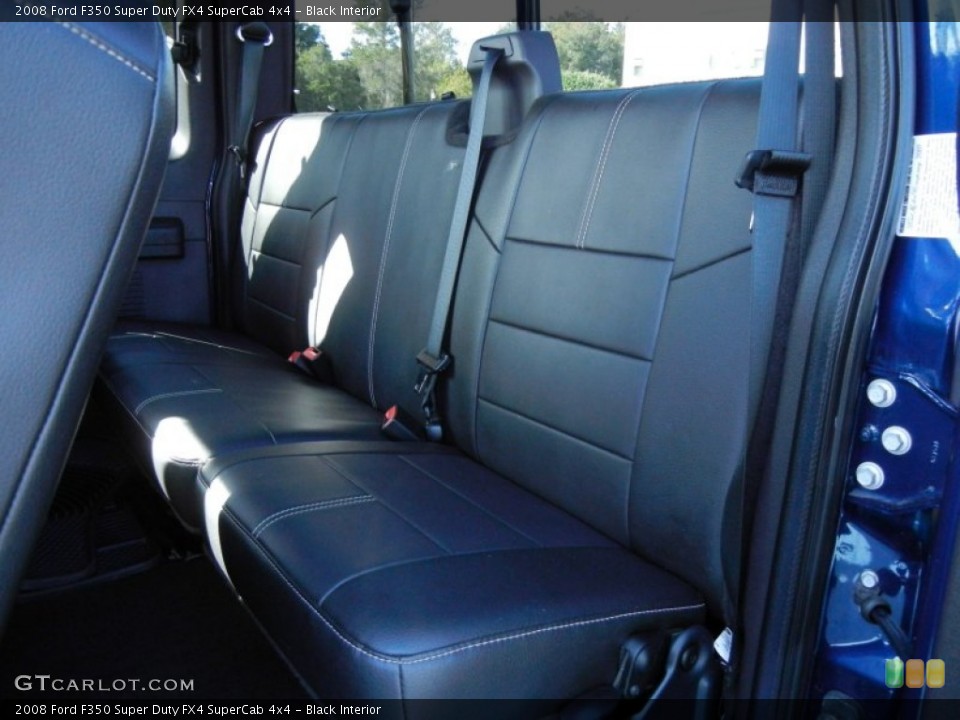 Black Interior Photo for the 2008 Ford F350 Super Duty FX4 SuperCab 4x4 #56250461