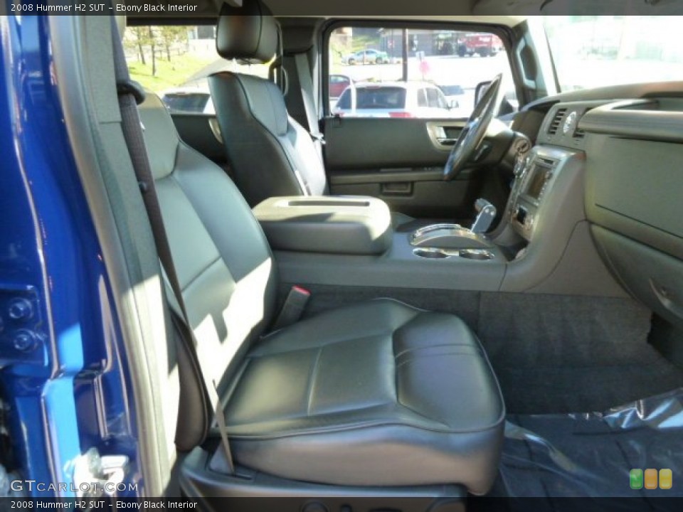 Ebony Black Interior Photo for the 2008 Hummer H2 SUT #56250572