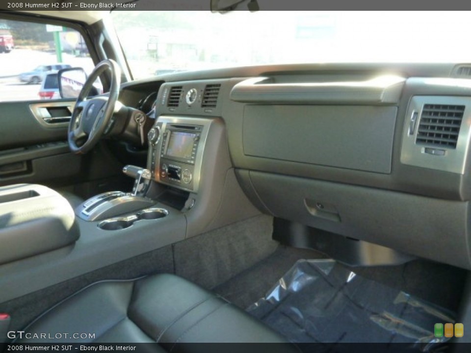 Ebony Black Interior Dashboard for the 2008 Hummer H2 SUT #56250581