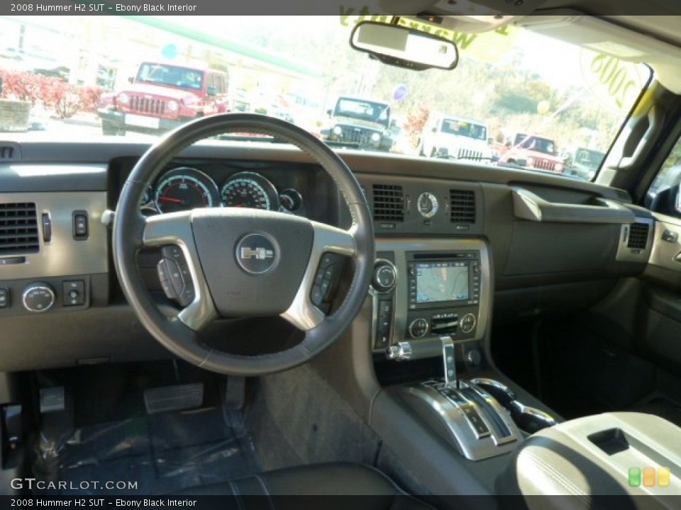 Ebony Black Interior Dashboard for the 2008 Hummer H2 SUT #56250632