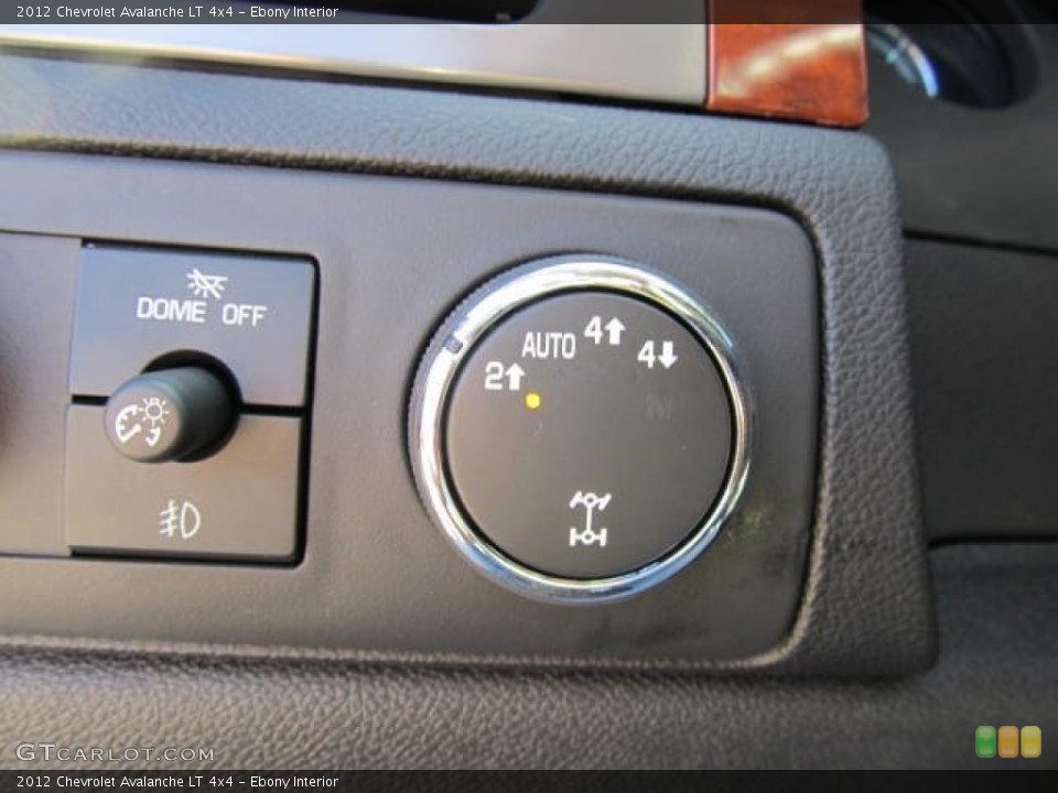 Ebony Interior Controls for the 2012 Chevrolet Avalanche LT 4x4 #56252884