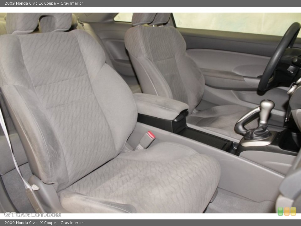 Gray Interior Photo for the 2009 Honda Civic LX Coupe #56253560