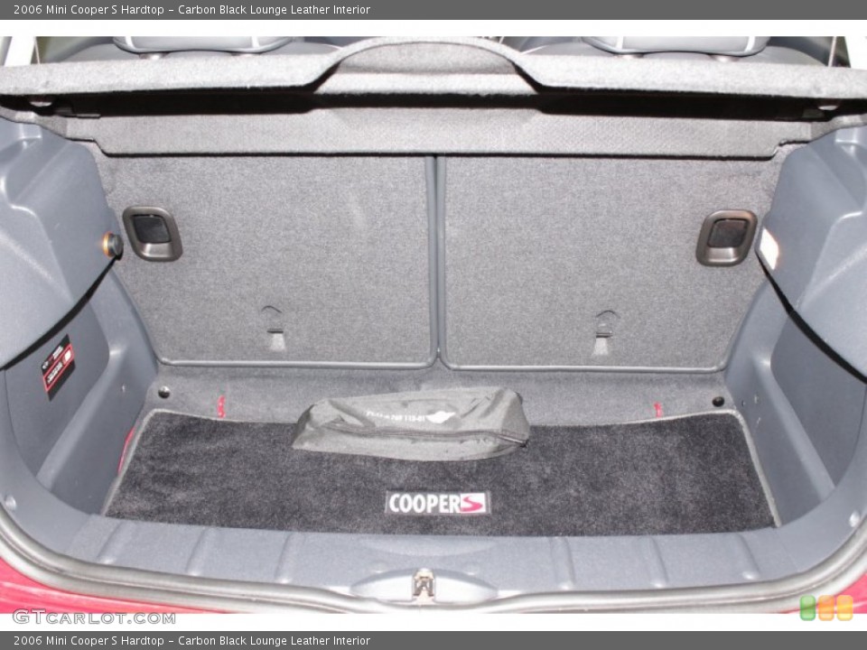 Carbon Black Lounge Leather Interior Trunk for the 2006 Mini Cooper S Hardtop #56253773