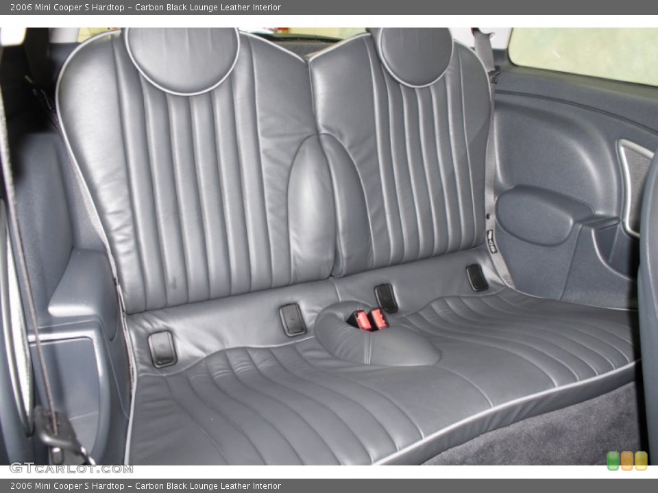 Carbon Black Lounge Leather Interior Photo for the 2006 Mini Cooper S Hardtop #56253782