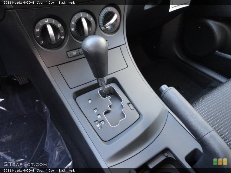 Black Interior Transmission for the 2012 Mazda MAZDA3 i Sport 4 Door #56253906