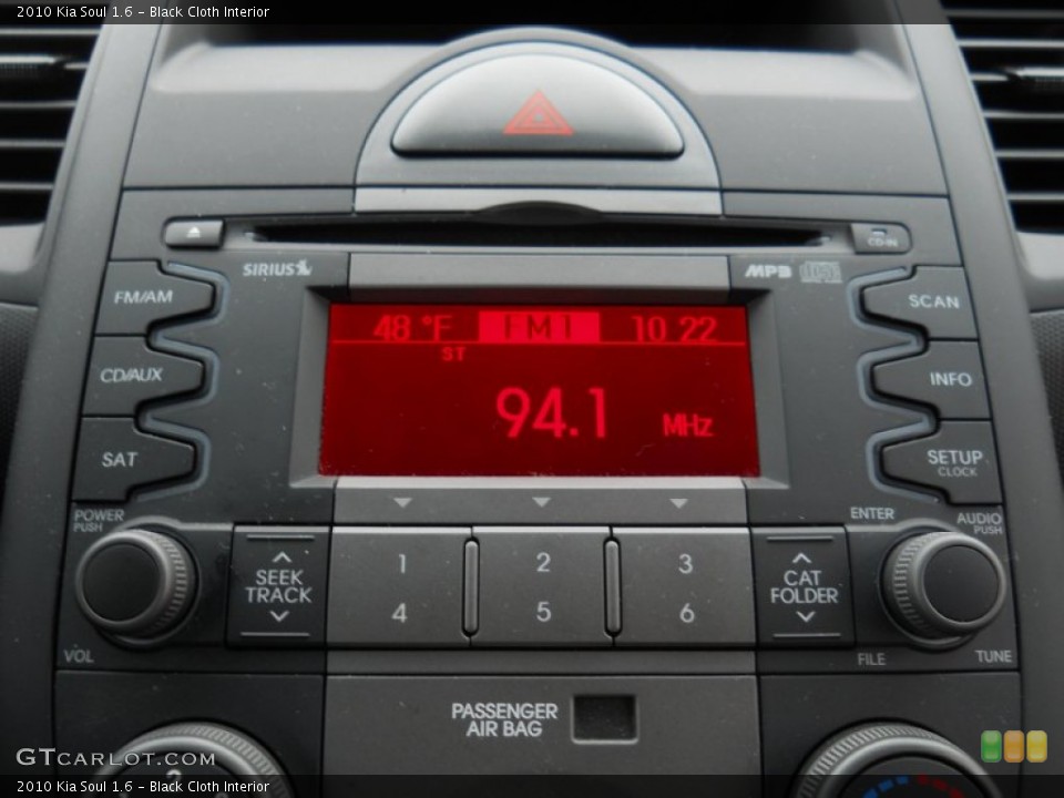 Black Cloth Interior Audio System for the 2010 Kia Soul 1.6 #56254250