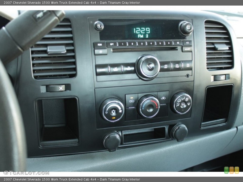 Dark Titanium Gray Interior Audio System for the 2007 Chevrolet Silverado 1500 Work Truck Extended Cab 4x4 #56255690