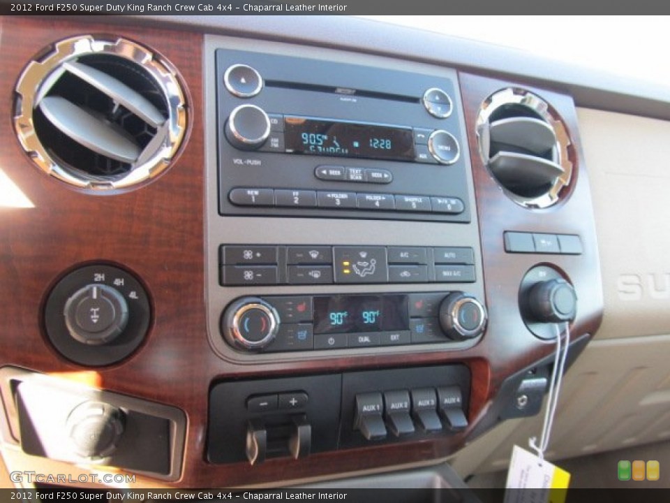 Chaparral Leather Interior Controls for the 2012 Ford F250 Super Duty King Ranch Crew Cab 4x4 #56260877