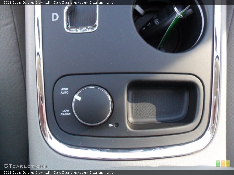 Dark Graystone/Medium Graystone Interior Controls for the 2012 Dodge Durango Crew AWD #56263439