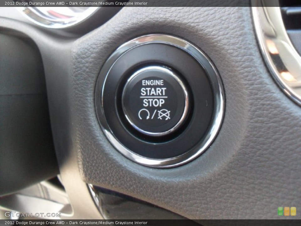 Dark Graystone/Medium Graystone Interior Controls for the 2012 Dodge Durango Crew AWD #56263448