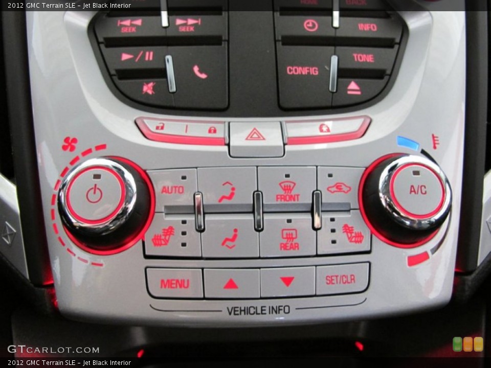 Jet Black Interior Controls for the 2012 GMC Terrain SLE #56263664