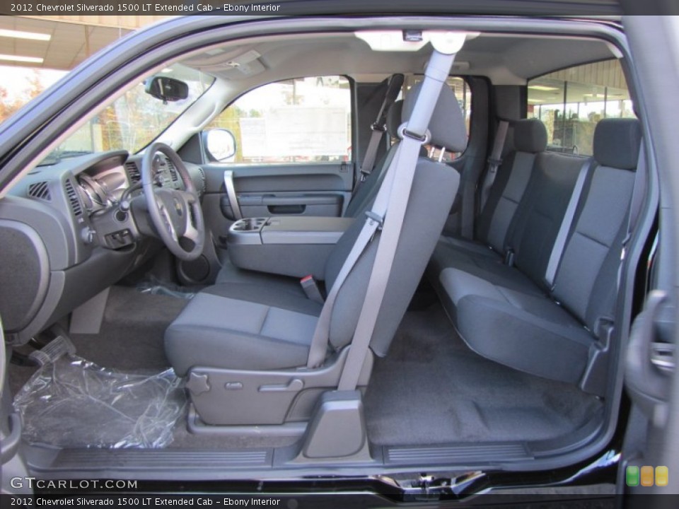 Ebony Interior Photo for the 2012 Chevrolet Silverado 1500 LT Extended Cab #56263934