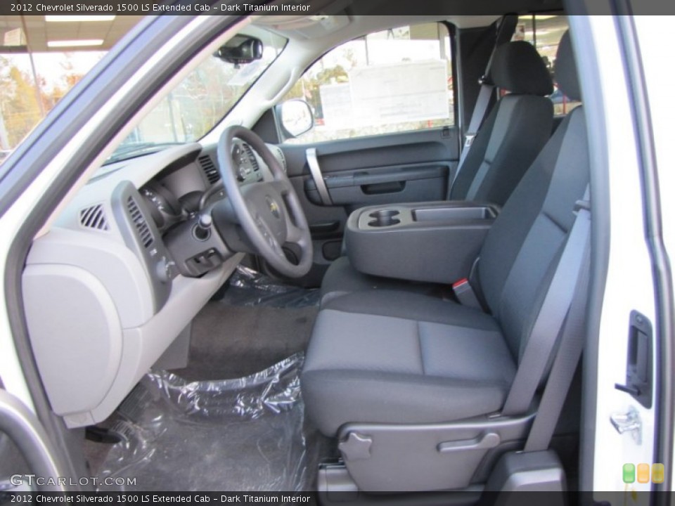 Dark Titanium Interior Photo for the 2012 Chevrolet Silverado 1500 LS Extended Cab #56264408