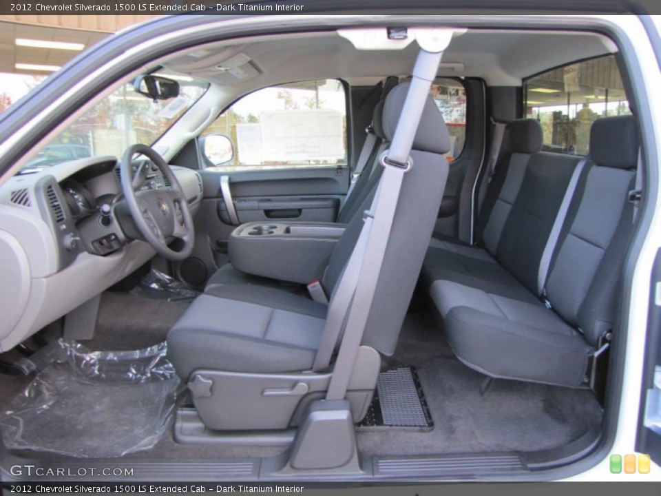 Dark Titanium Interior Photo for the 2012 Chevrolet Silverado 1500 LS Extended Cab #56264417