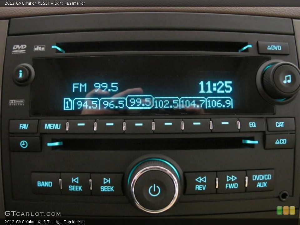 Light Tan Interior Audio System for the 2012 GMC Yukon XL SLT #56264423