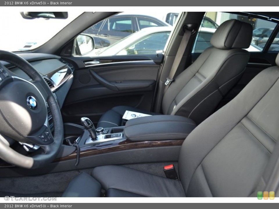 Black Interior Photo for the 2012 BMW X6 xDrive50i #56264894