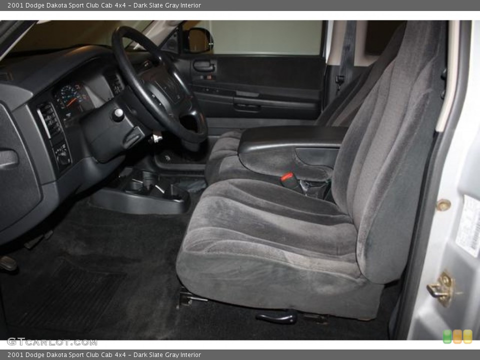 Dark Slate Gray Interior Photo for the 2001 Dodge Dakota Sport Club Cab 4x4 #56266139