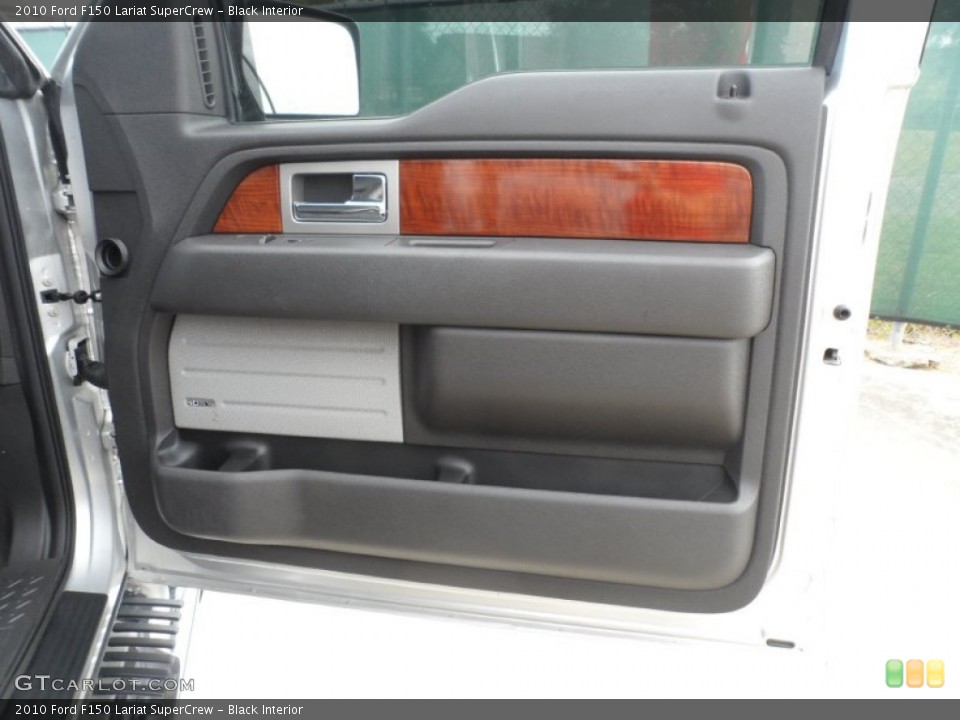 Black Interior Door Panel for the 2010 Ford F150 Lariat SuperCrew #56269175
